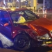 Una din mașinile implicate în accident. FOTO IPJ Tulcea