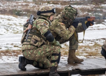 Exercițiu de tragere comun în Polonia. FOTO MAPN