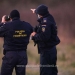 Polițiștii de frontieră supraveghează granița. FOTO Poliția de Frontieră