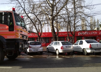 Pompierii au intervenit în urma apelului 112. FOTO Loredana MIHAI