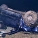 Accident rutier mortal în urma răsturnării mașinii. FOTO IPJ Tulcea