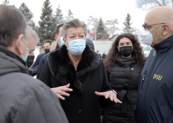 Comisarul european Ylva Johansson, în vizită la taberele pentru refugiații. FOTO Comisia Europeană în România