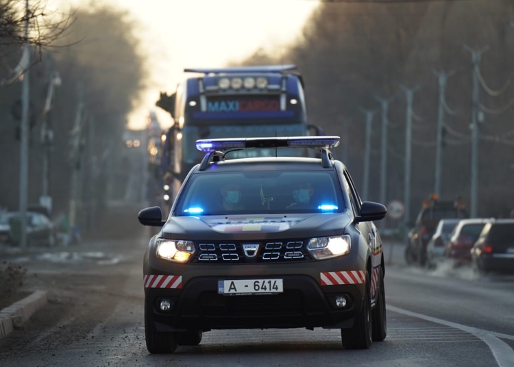 Convoi militar. FOTO Cătălin SCHIPOR