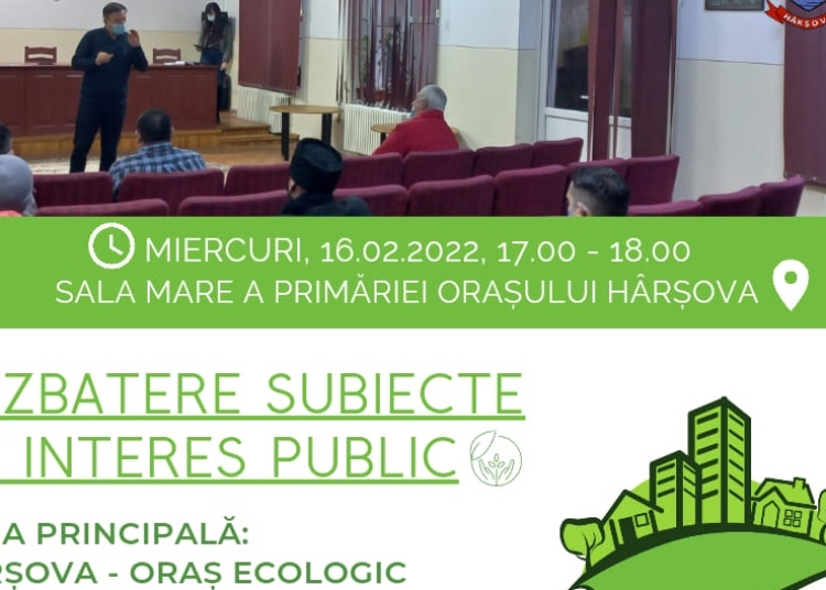 Dezbatere publică în Hârșova