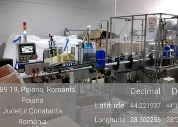 Fabrica de lichid parbriz sancționată de Garda de Mediu. FOTO Garda de Mediu