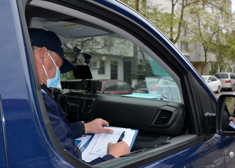 Jandarmii au aplicat sancțiuni. FOTO IJJ Brăila