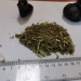 Jointul și marfa găsită asupra suspectului. FOTO GJM Tomis