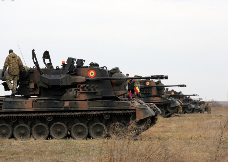 Complex antiaerian GEPARD. FOTO MAPN