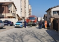 Pompierii au intervenit după ce țeava de gaze a fost ruptă. FOTO Focus Press
