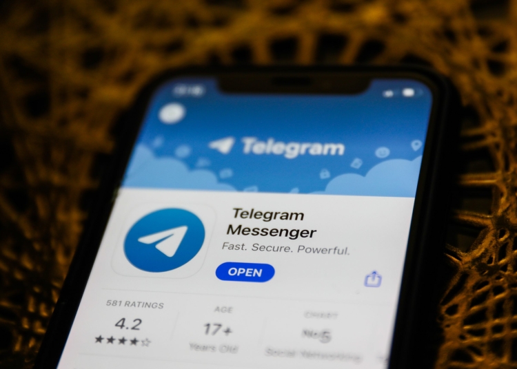 Telegram. Photo illustration by Jakub Porzycki/NurPhoto via Getty Images