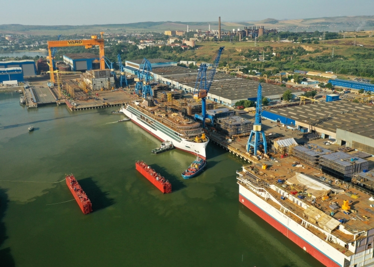 Șantierul Naval Vard Tulcea. FOTO Vard Tulcea