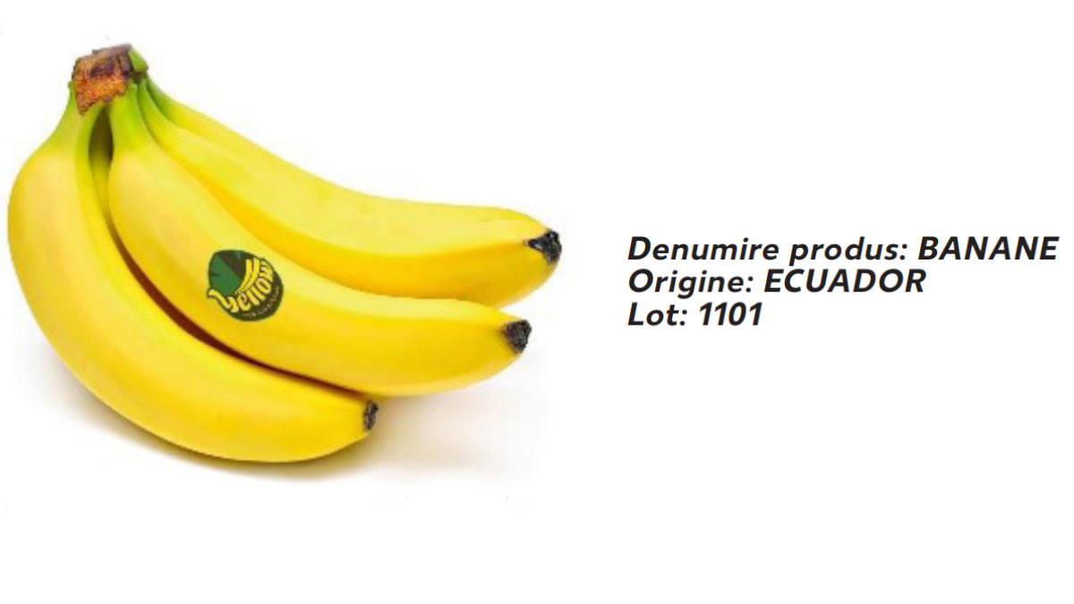 Banane cu pesticide