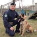 Plutonier adjutant Gheri Sercin și partenerul său, Jack, un ciobănesc belgian – Malinois, în vârstă de 2 ani