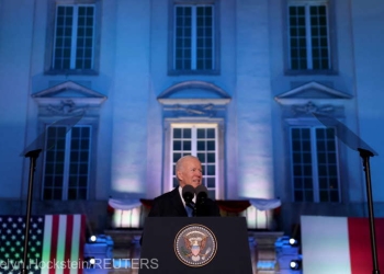 Presedintele SUA, Joe Biden. Polonia, 26 martie 2022. FOTO: REUTERS/Evelyn Hockstein