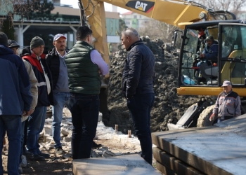 Lucrări în municipiul Tulcea. FOTO Primăria Tulcea