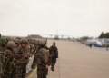 Militari francezi la Baza de la Mihail Kogălniceanu