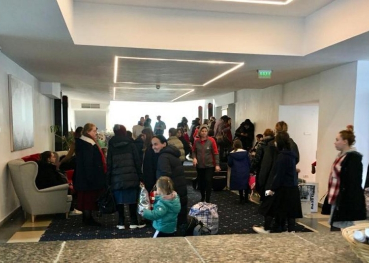 Refugiați în hotelurile din sudul litoralului. FOTO Primăria Mangalia