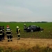 Un bărbat a decedat după ce mașina sa s-a răsturnat pe câmp. FOTO IPJ Ialomița