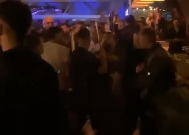 Scandal în clubul Breeze din Mamaia - Captură video