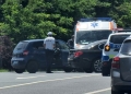Accident rutier pe DN39. Foto cu rol ilustrativ