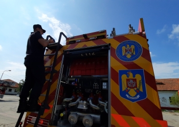 Autospecială nouă din dotarea pompierilor constănțeni. FOTO ISU Dobrogea