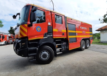 Autospecială nouă din dotarea pompierilor constănțeni. FOTO ISU Dobrogea