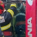 Pompierii au intervenit pentru a descarcera victima. FOTO ISU Delta