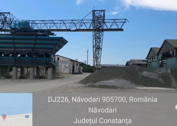 Control al Gărzii de Mediu la fabrica de betoane. FOTO Garda de Mediu Constanța