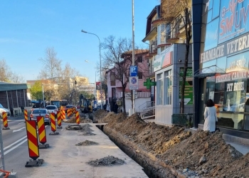 Lucrări în municipiul Tulcea. FOTO Primăria Tulcea