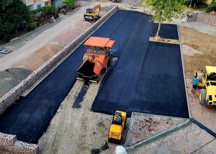 Lucrări pe strada Meduzei din municipiul Tulcea. FOTO Primăria Tulcea