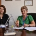 Prof.ing. Rodica Tatiana Pînzaru, directorul Liceului Tehnologic Tomis și profesor consilier școlar Alexandra Alexandrescu. FOTO Alexandra VASILE