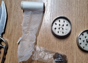 Substanțe și obiecte suspecte depistate de jandarmi. FOTO IJJ Tulcea