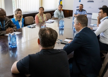 Întâlnirea cu delegația ONU - UNHCR România. FOTO Primăria Tulcea