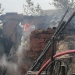 Incendiul a fost stins de către pompieri. FOTO ISU Delta Tulcea