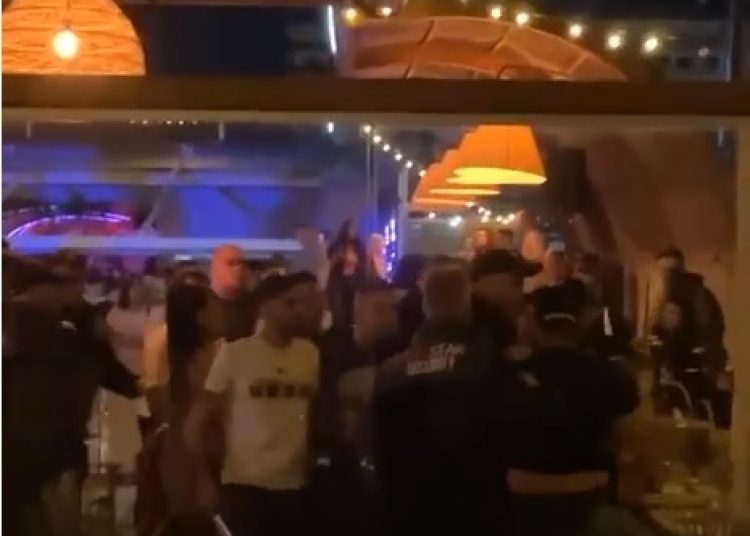 Scandal în clubul Breeze din Mamaia - Captură video
