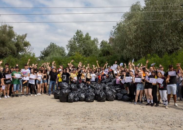Acțiune de ecologizare pe raza municipiului Tulcea. FOTO Primăria Tulcea