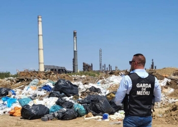 Control al Gărzii de mediu în zona Midia Năvodari. FOTO GNM Constanța