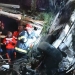Mașina scăpată de sub control a rupt gardul unei case. FOTO IPJ Galați