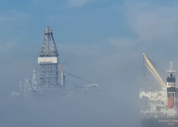 Ceață în Portul Constanța. FOTO Teodor Patrichi