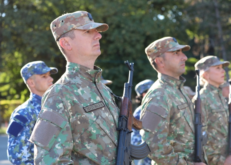 Rezerviștii voluntari au depus jurământul. FOTO MAPN