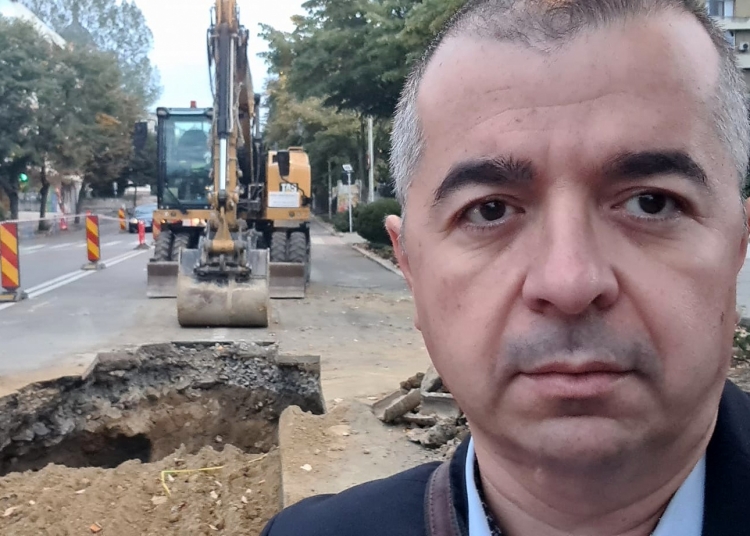 Primarul Ștefan Ilie, prezent pe șantierele din municipiul Tulcea. FOTO Primăria Tulcea