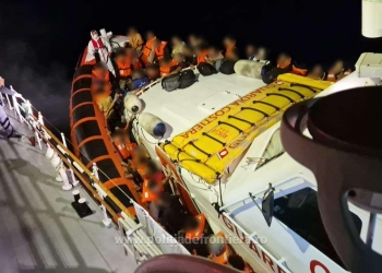 Misiune de salvare în Marea Mediterană. FOTO: Poliția de Frontieră