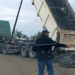 Momentul descărcării molozului. FOTO Primăria Tulcea