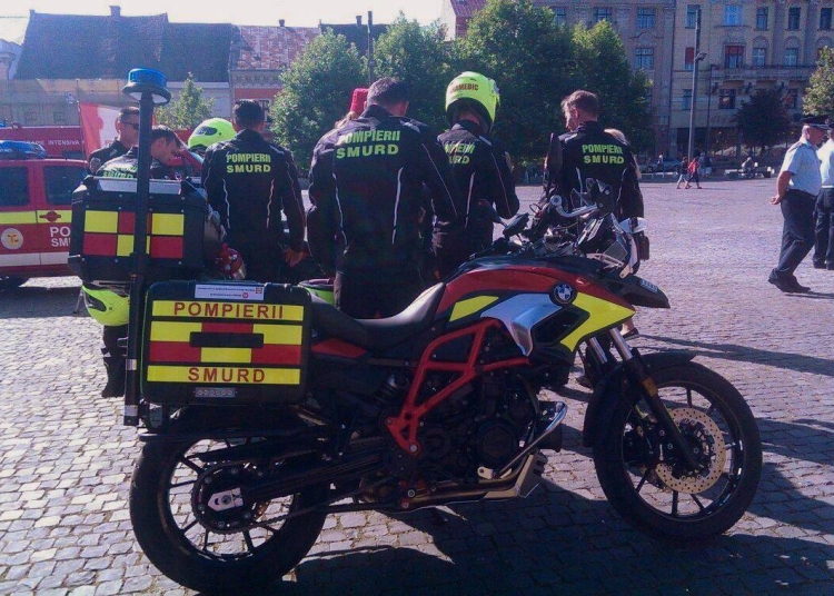 Motocicletă SMURD. FOTO Fundația pentru SMURD