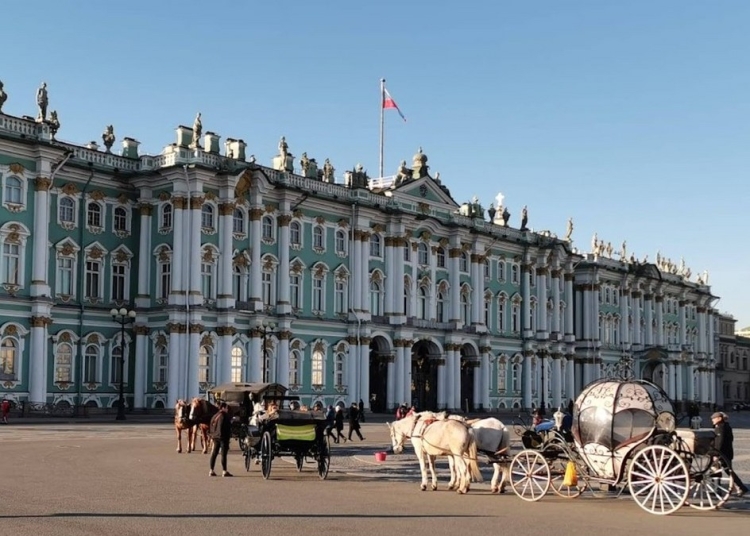 Palatul de iarnă din Sankt Peterburg, Federația Rusă. FOTO Cătălin SCHIPOR