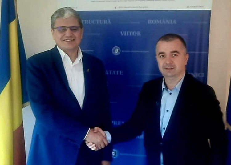 Întâlnire dintre primarul Ștefan Ilie și ministrul Marcel Ioan Boloș