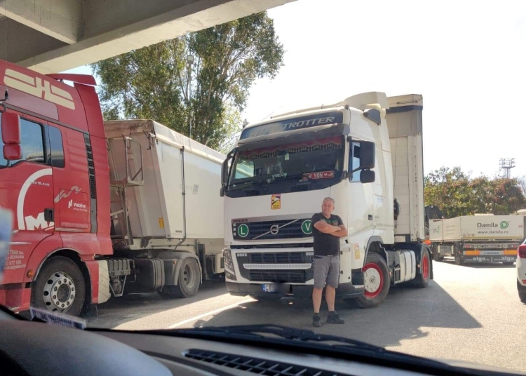 Trafic rutier blocat în Portul Constanța. FOTO Focus Press
