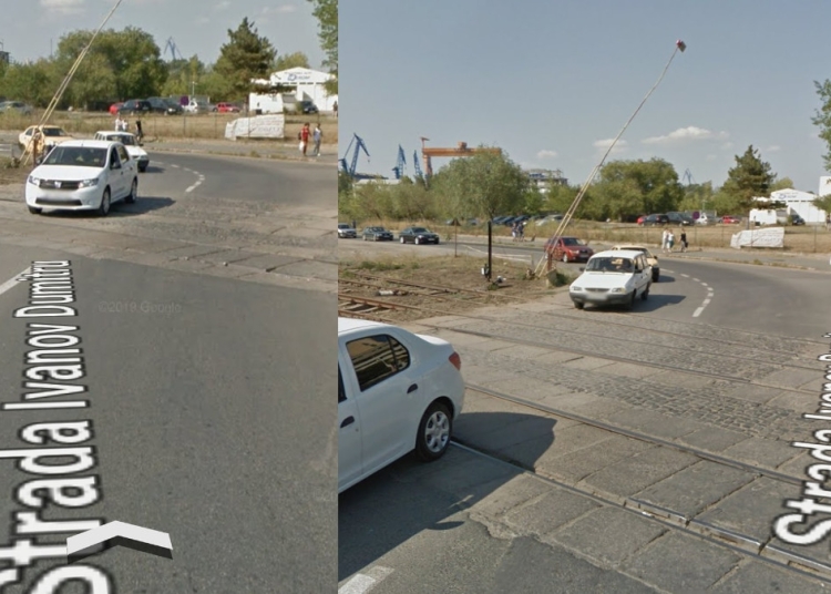 Trecerea la nivel cu calea ferată de pe strada Dumitru Ivanov