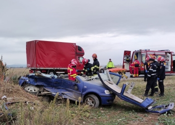 Accident rutier mortal. FOTO ISU Prahova