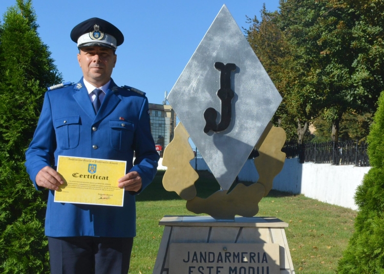 Plutonierul adjutant șef Apostol Adrian. FOTO IJJ Tulcea
